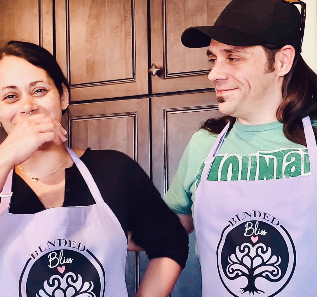 Tom and Mia, owners of Blnded Bliss LLC