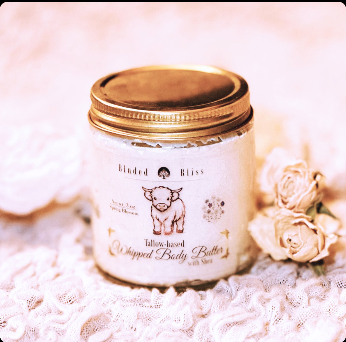 Whipped Tallow Body Butter - Spring Blossom