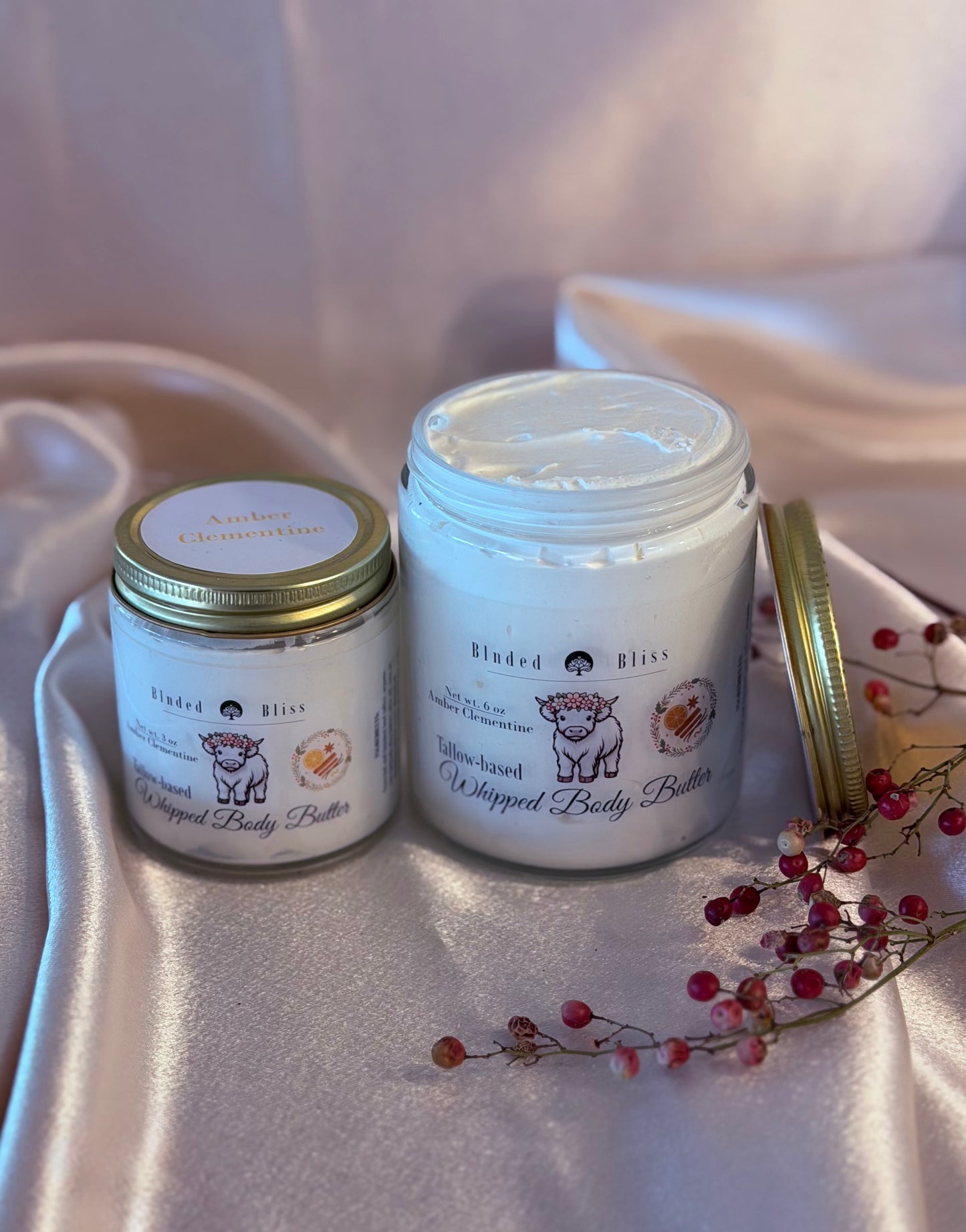 100% grass fed/finished beef tallow that has gorgeous natural additives all whipped to perfection 